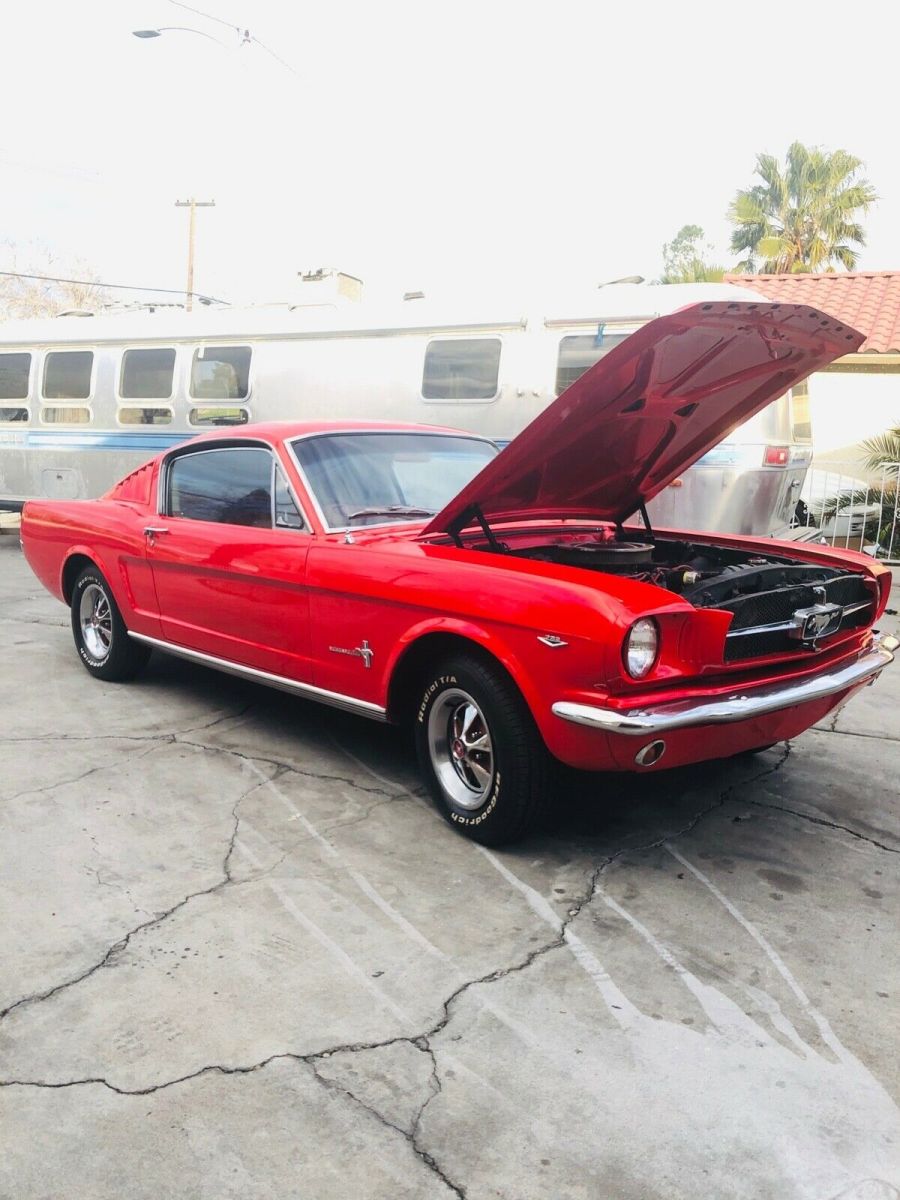 1965 Red Ford Mustang Fastback