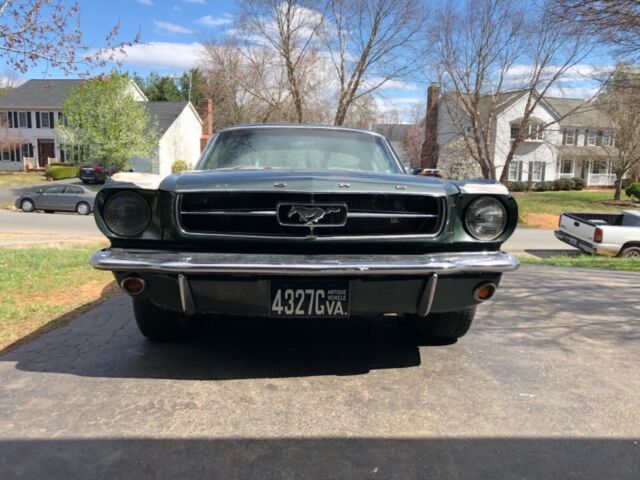 1965 Green Ford Mustang Coupe
