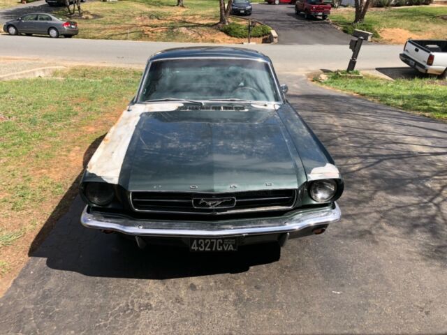 1965 Green Ford Mustang Coupe