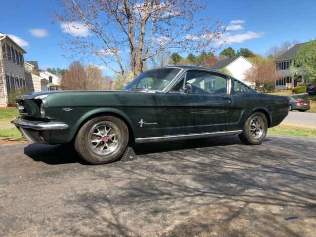 1965 Green Ford Mustang Coupe