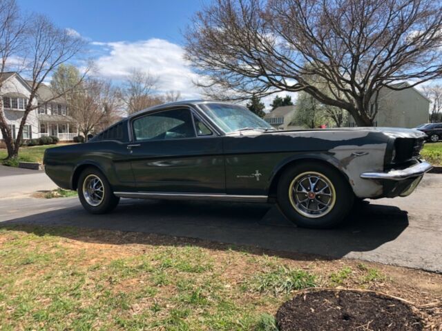 1965 Green Ford Mustang Coupe