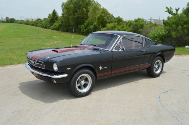 1965 Black Ford Mustang Fastback
