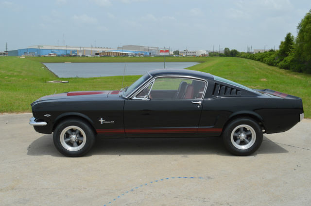 1965 Black Ford Mustang Fastback