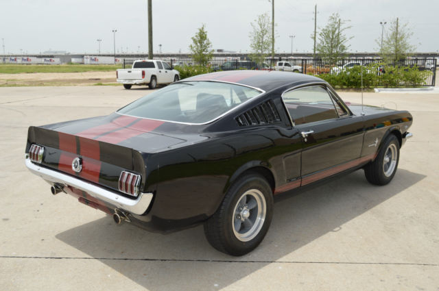 1965 Black Ford Mustang Fastback