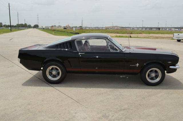 1965 Black Ford Mustang Fastback