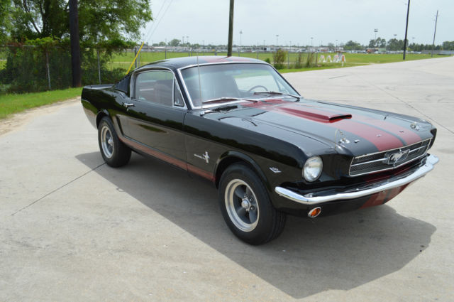1965 Black Ford Mustang Fastback