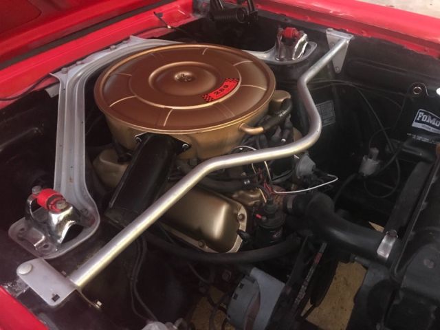 1965 Red Ford Mustang Fastback