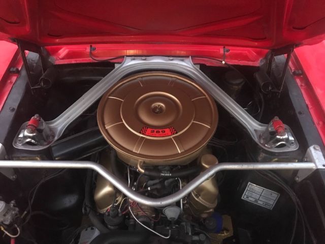 1965 Red Ford Mustang Fastback