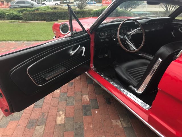 1965 Red Ford Mustang Fastback