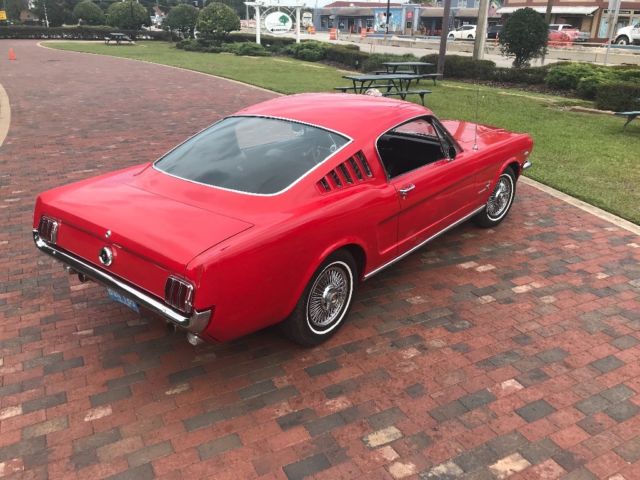 1965 Red Ford Mustang Fastback