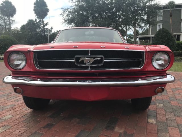 1965 Red Ford Mustang Fastback