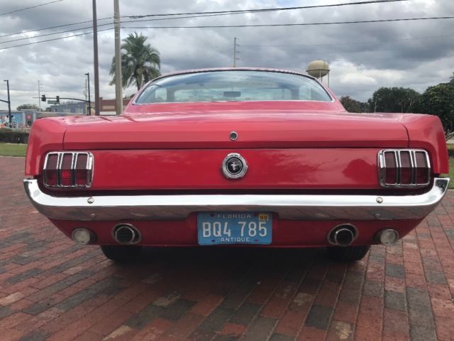 1965 Red Ford Mustang Fastback