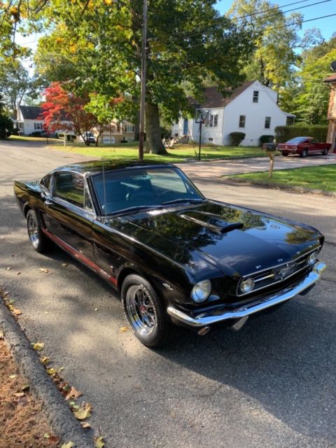 1965 Black Ford Mustang Fastback