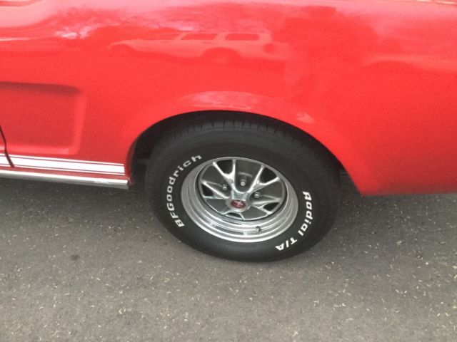 1965 Red Ford Mustang Fastback