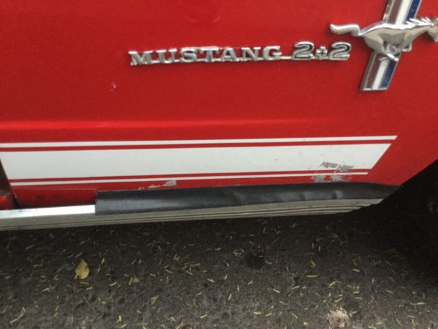 1965 Red Ford Mustang Fastback