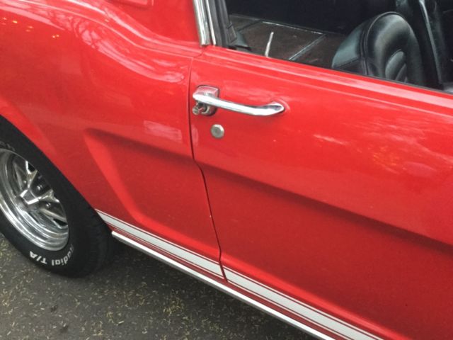 1965 Red Ford Mustang Fastback