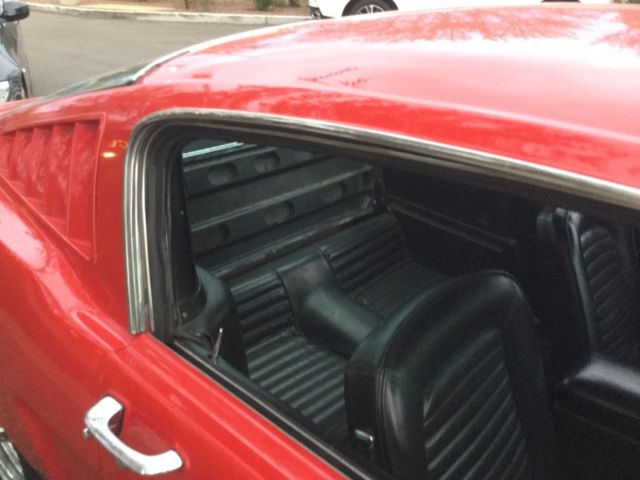 1965 Red Ford Mustang Fastback
