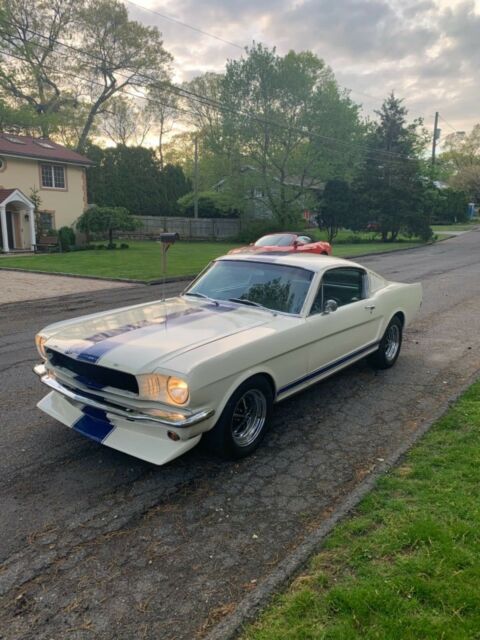 1965 White Ford Mustang Fastback