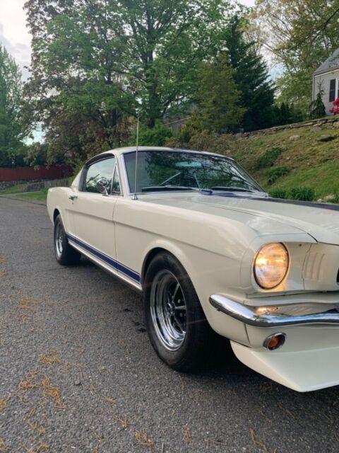 1965 White Ford Mustang Fastback