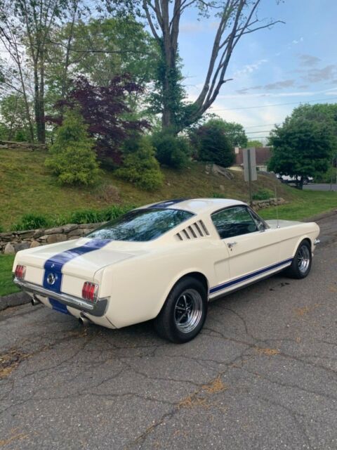 1965 White Ford Mustang Fastback