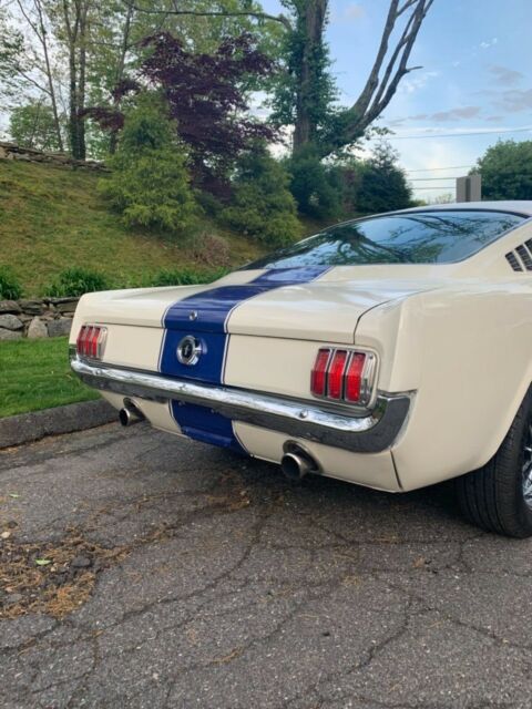 1965 White Ford Mustang Fastback
