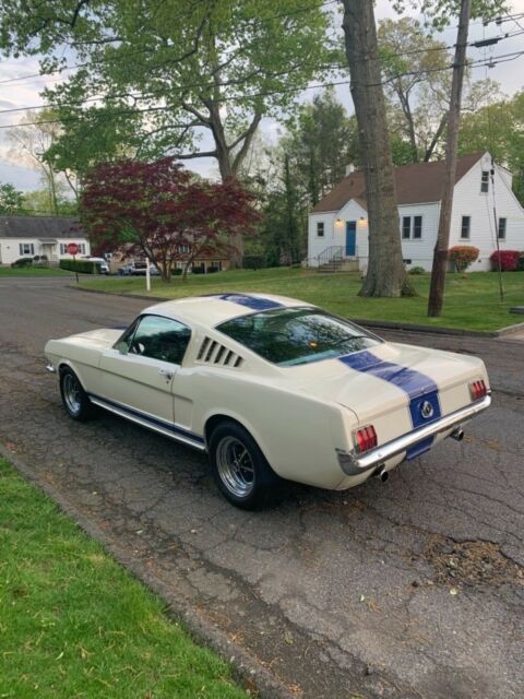 1965 White Ford Mustang Fastback