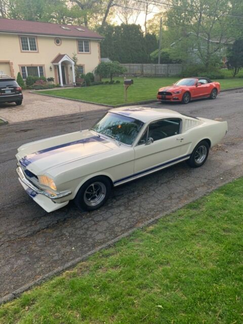 1965 White Ford Mustang Fastback