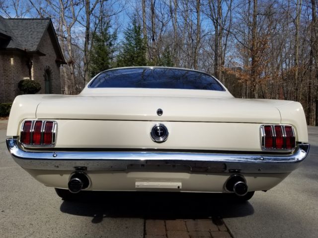1965 Wimbledon White Ford Mustang Fastback