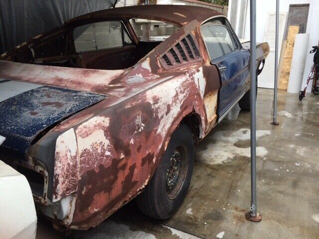 1965 Blue Ford Mustang Fastback