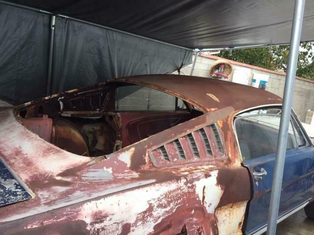 1965 Blue Ford Mustang Fastback