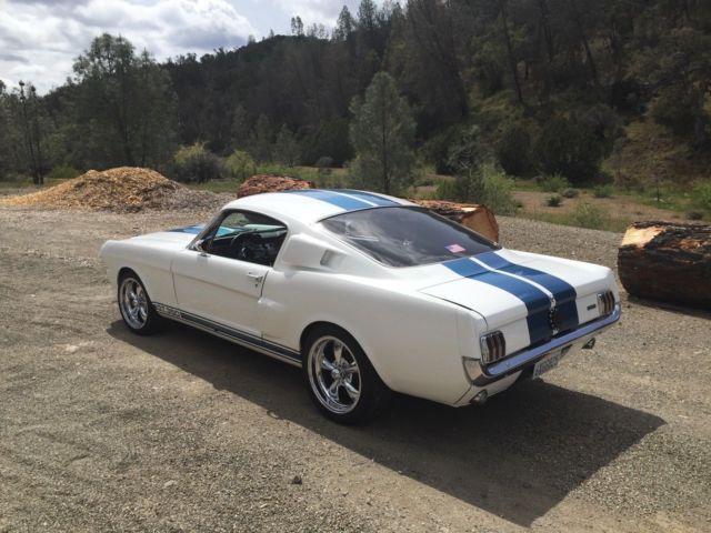 1965 White Ford Mustang Fastback