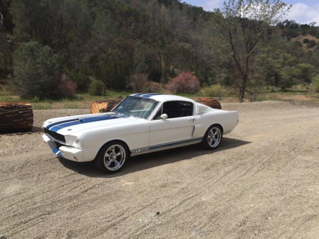 1965 White Ford Mustang Fastback