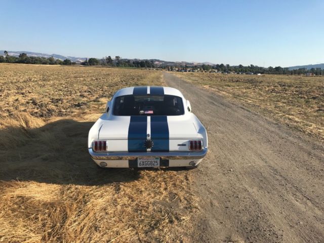 1965 White Ford Mustang Fastback