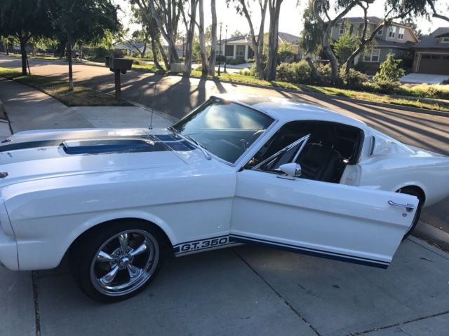 1965 White Ford Mustang Fastback