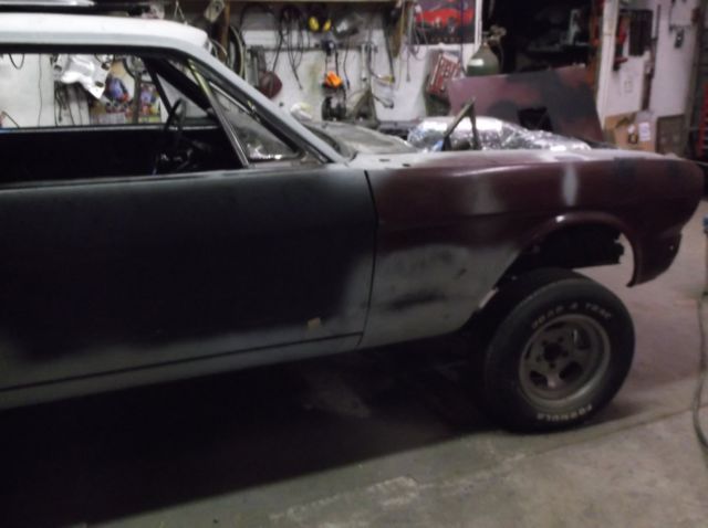 1965 diff colors and primer Ford Mustang Coupe