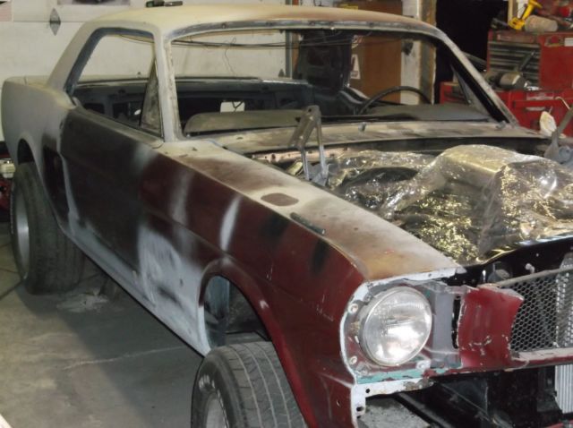 1965 diff colors and primer Ford Mustang Coupe