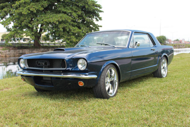 1965 Blue Ford Mustang Coupe