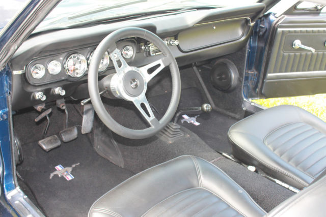 1965 Blue Ford Mustang Coupe
