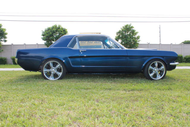 1965 Blue Ford Mustang Coupe
