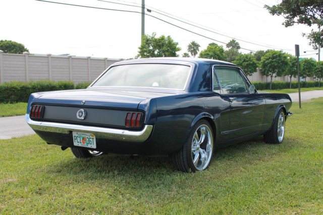 1965 Blue Ford Mustang Coupe