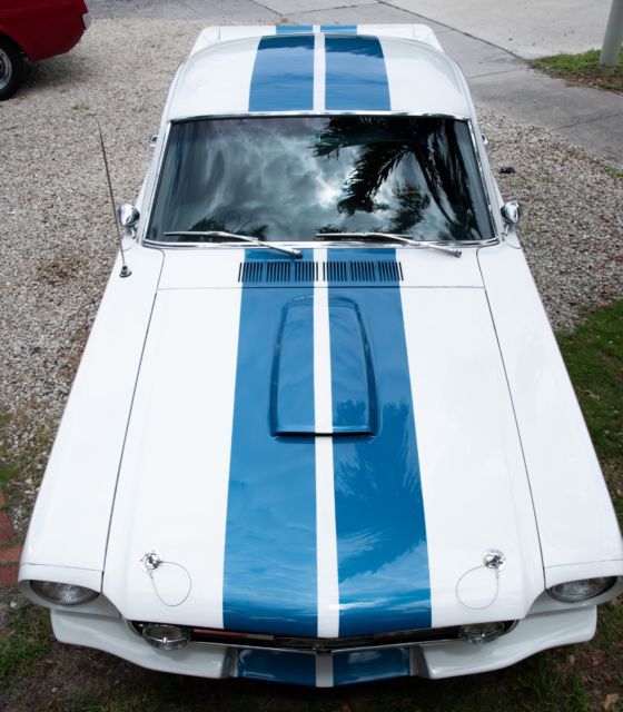 1965 White Ford Mustang Fast Back
