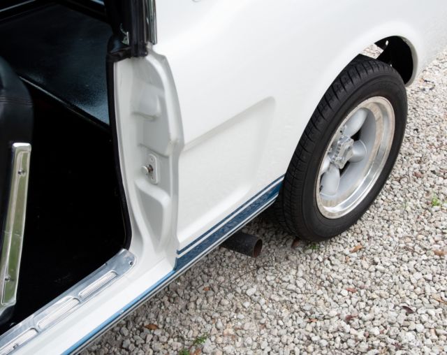 1965 White Ford Mustang Fast Back