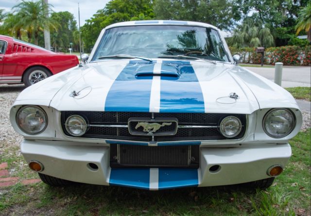 1965 White Ford Mustang Fast Back