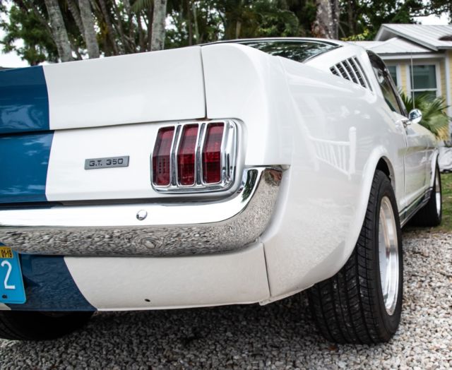 1965 White Ford Mustang Fast Back