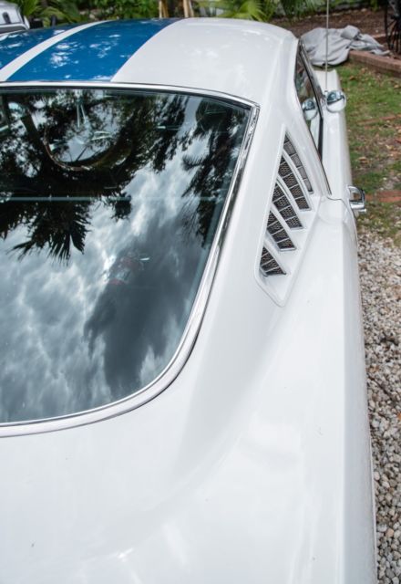 1965 White Ford Mustang Fast Back