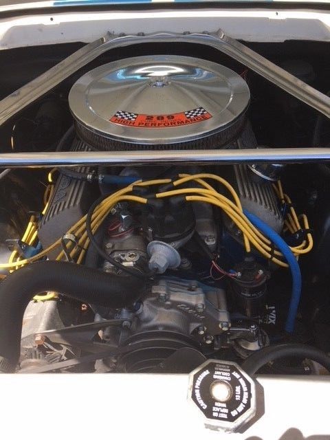 1965 White Ford Mustang --