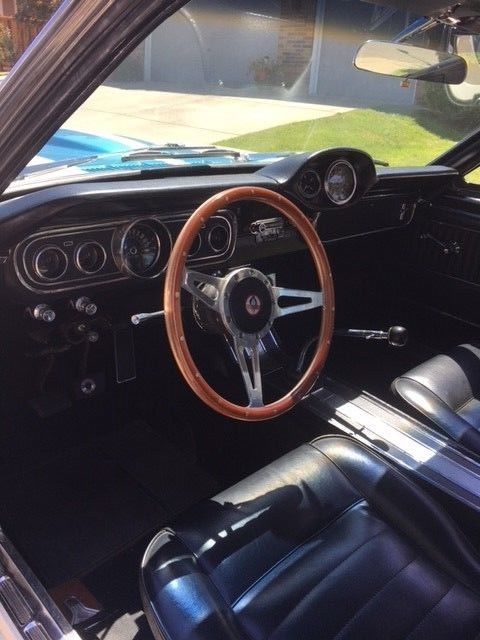 1965 White Ford Mustang --