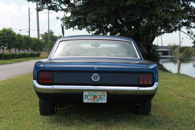 1965 Blue Ford Mustang Coupe