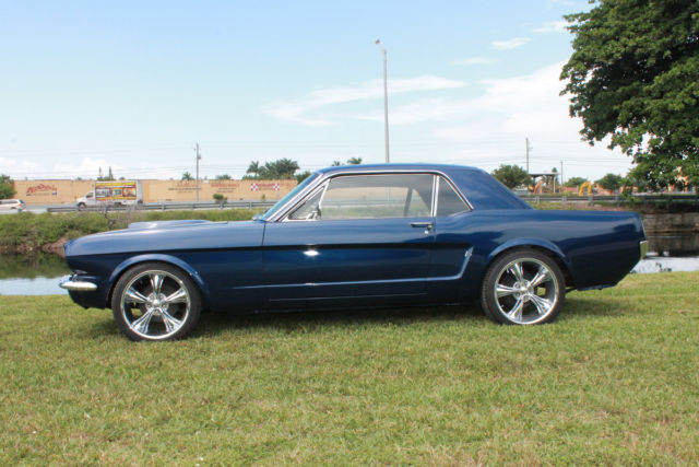 1965 Blue Ford Mustang Coupe