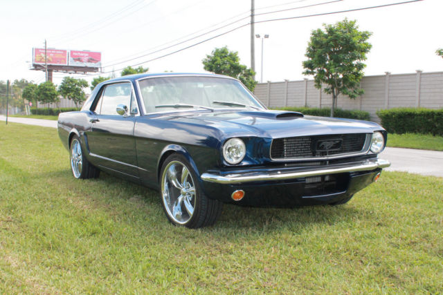 1965 Blue Ford Mustang Coupe